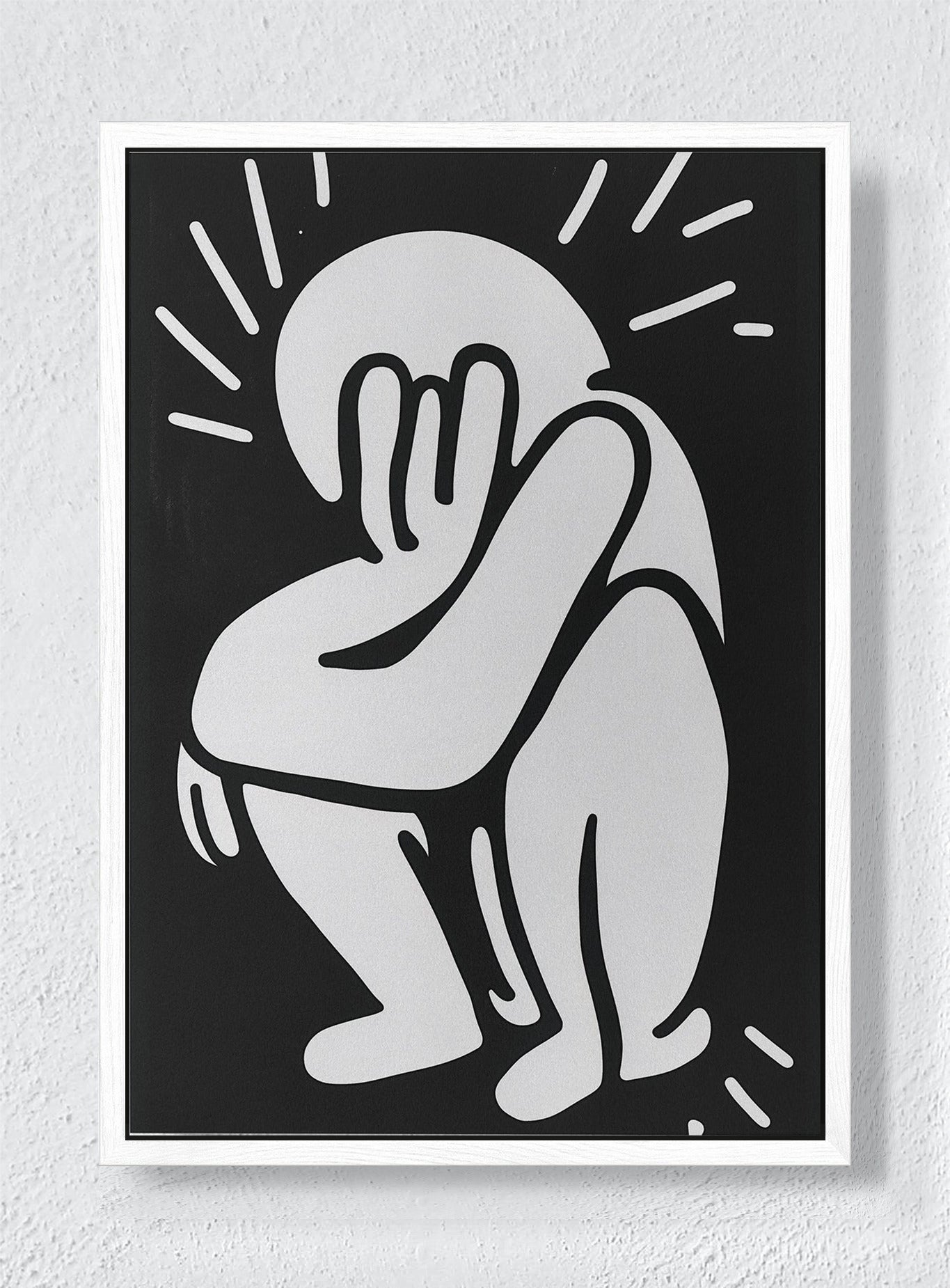 THE INNER SPARK - White frame canvas