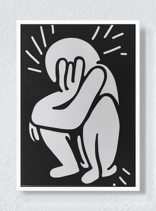 THE INNER SPARK - White frame canvas