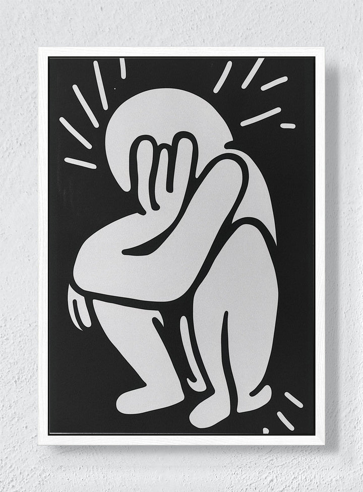 THE INNER SPARK - White frame canvas