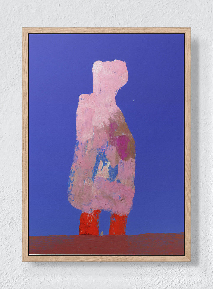 THE MAN THAT DREAMS OF WATER - Natural frame canvas