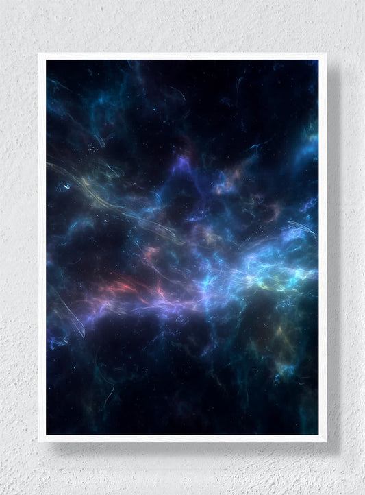 THE NEBULA HOLDS ITS BREATH - White Frame