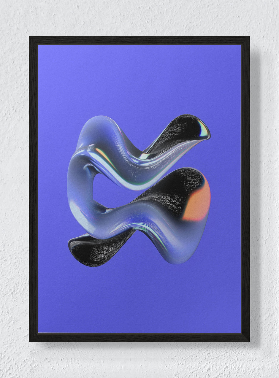 THE ORDER INSIDE CHAOS - Black frame canvas