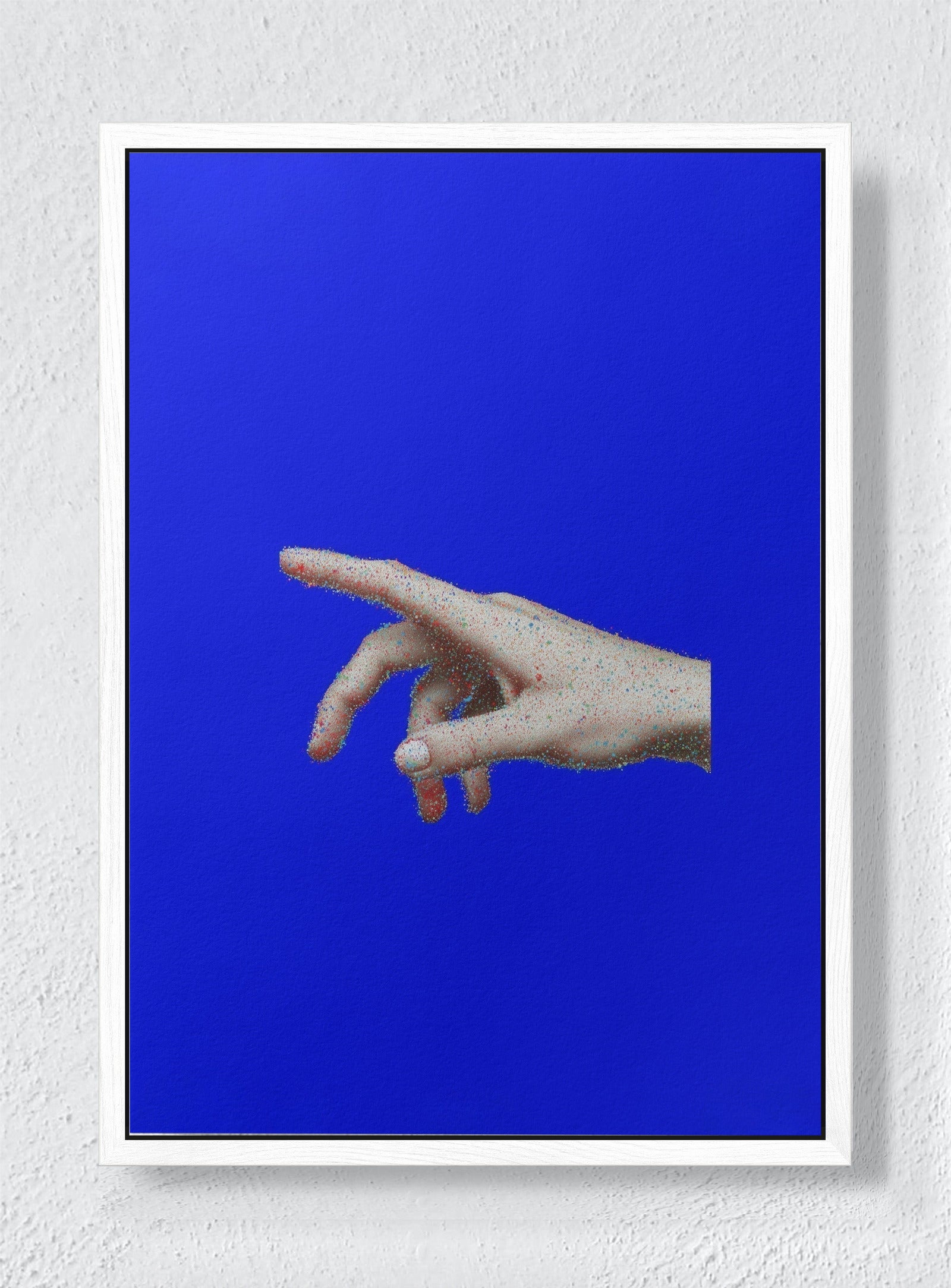 THE POINT - White frame canvas