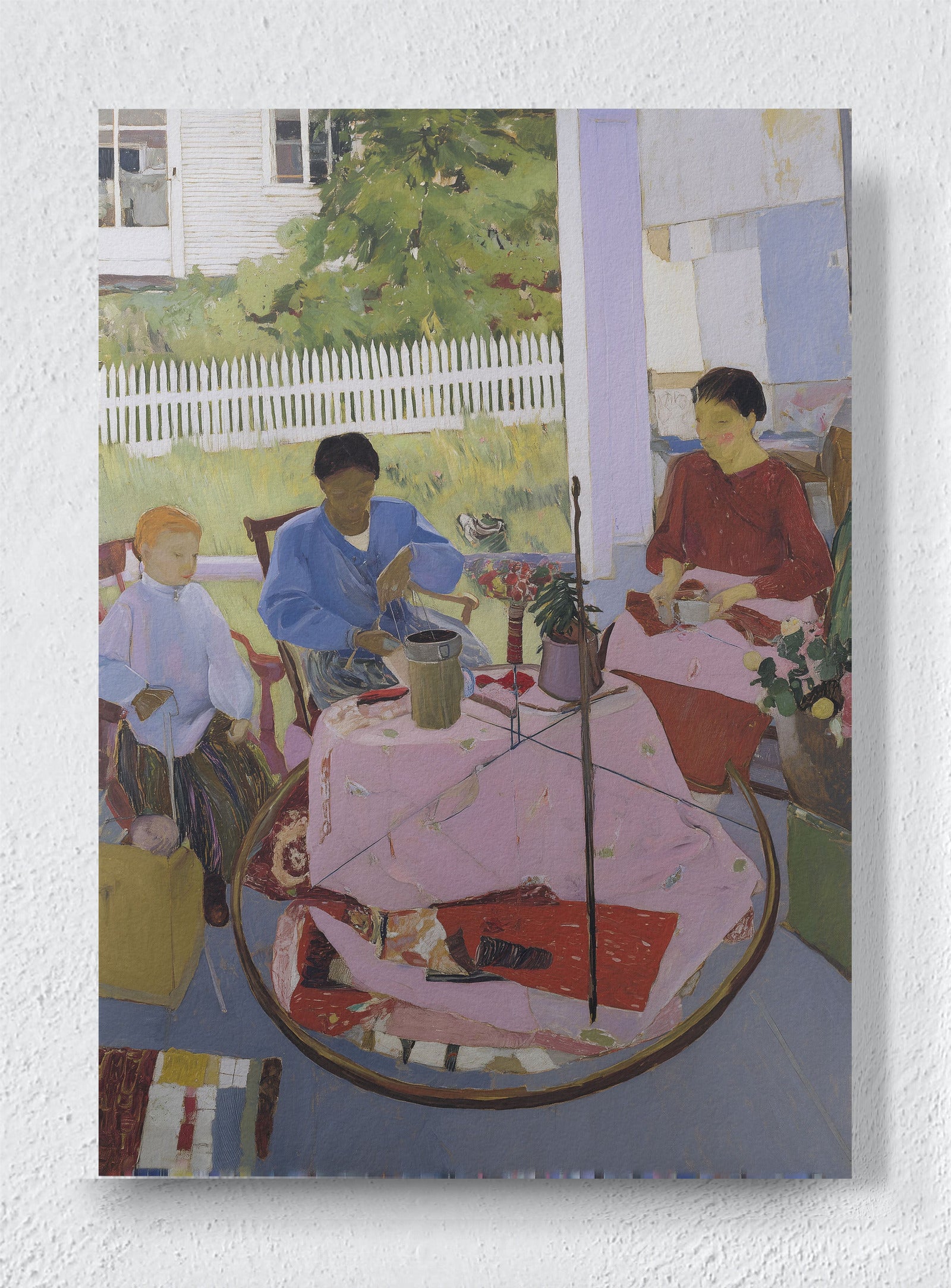 THE QUIET COMPANY OF FRIENDS - Unframed canvas