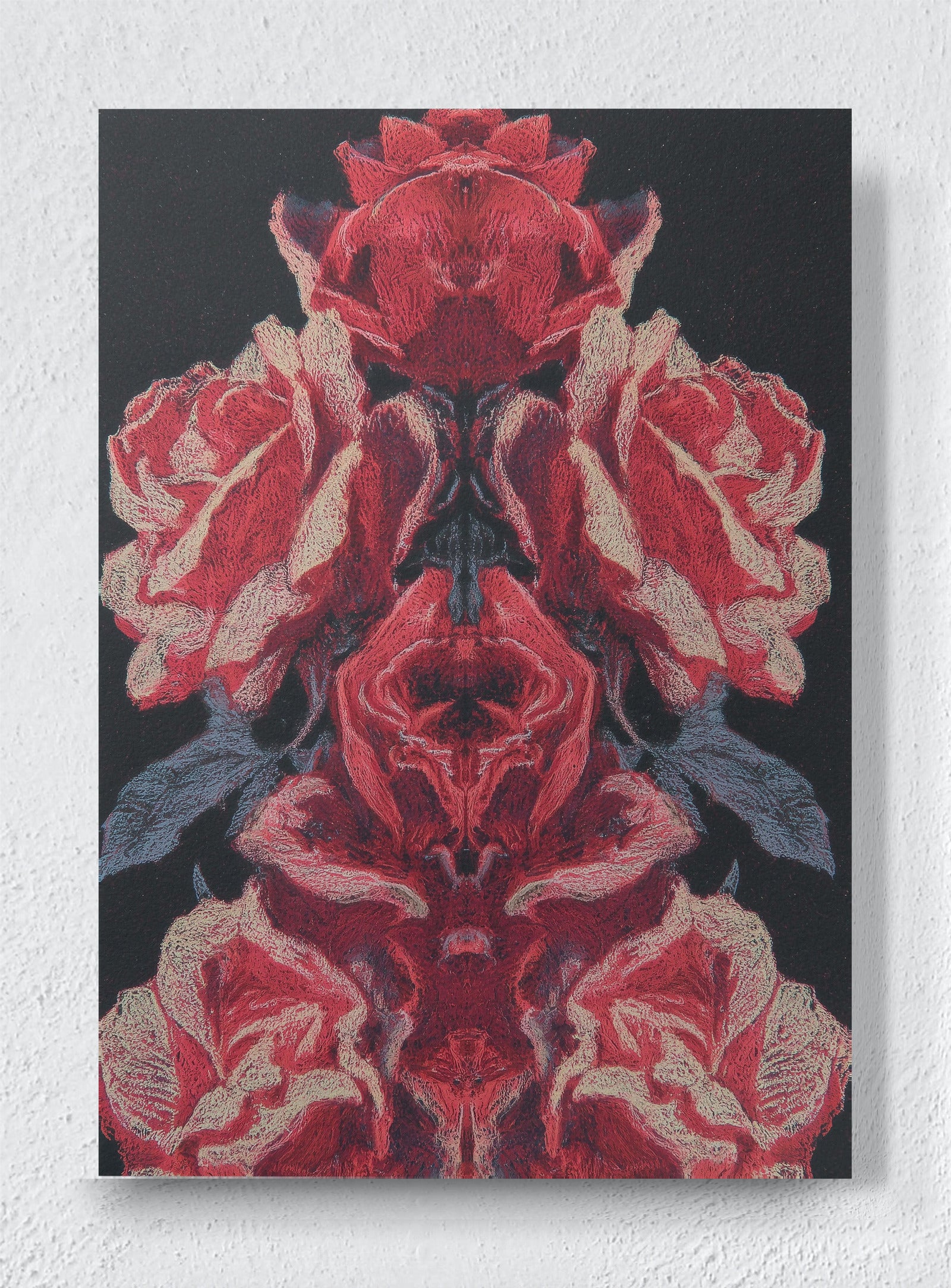 THE RED ORACLE - Unframed canvas