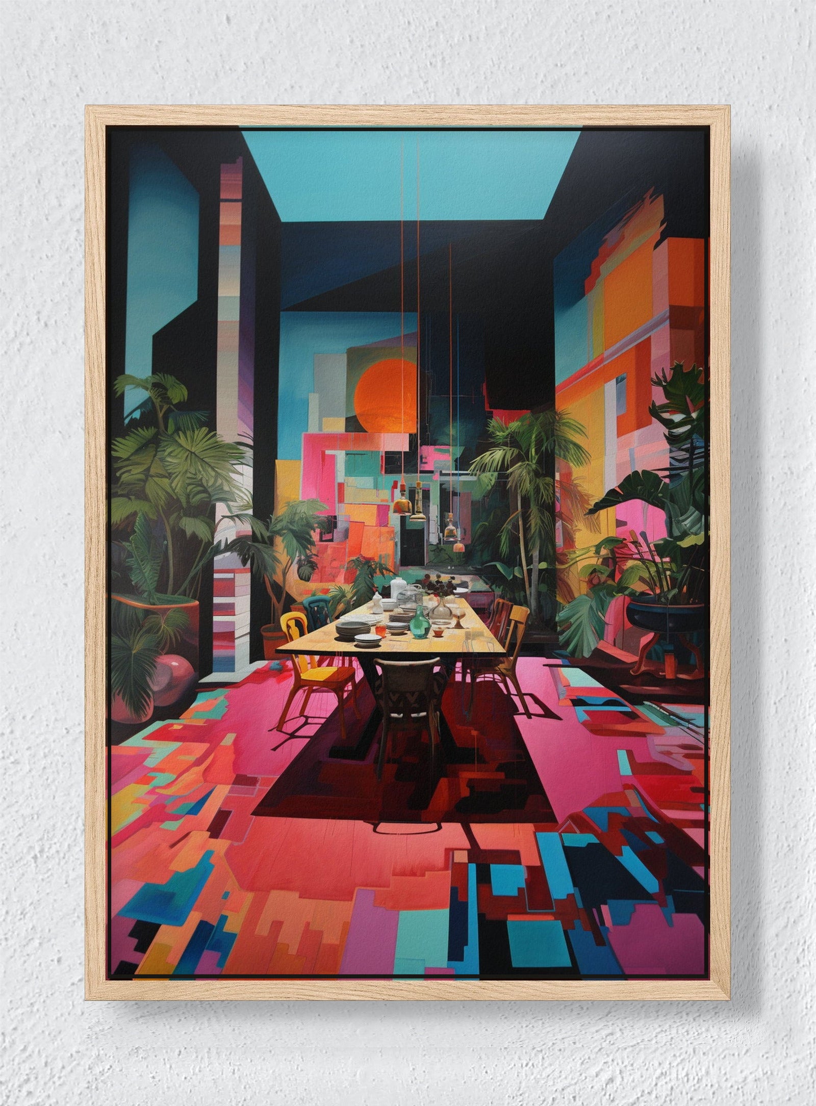 THE SPREAD - Natural frame canvas