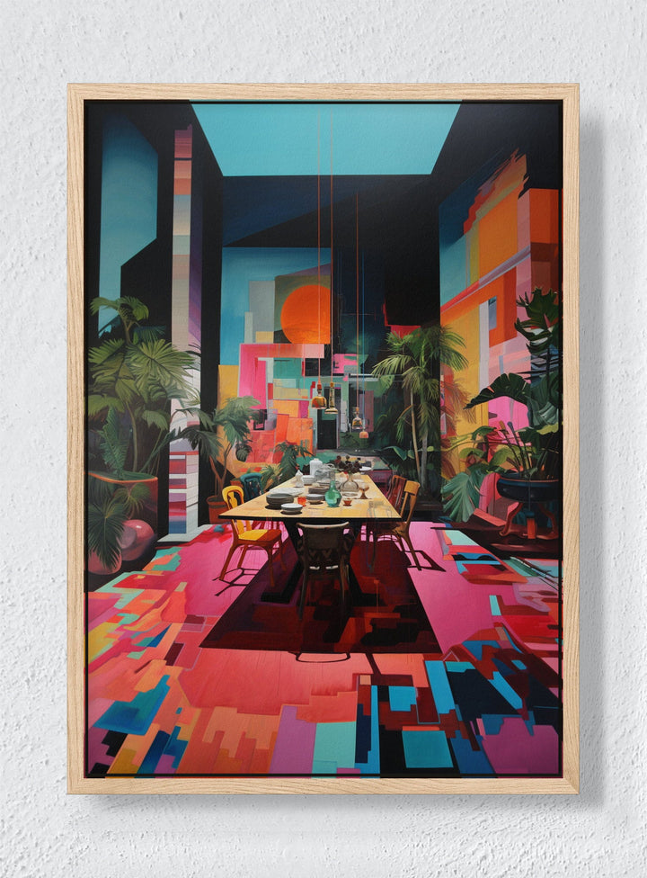 THE SPREAD - Natural frame canvas