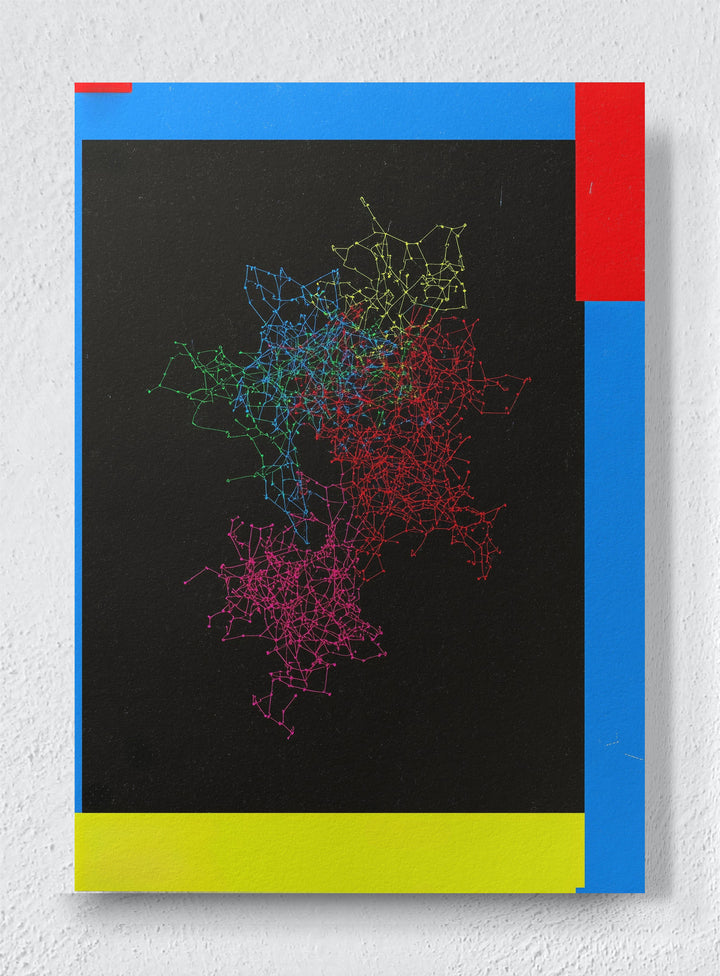 THE SQUARE THAT WANTED TO BE AIR - Unframed canvas