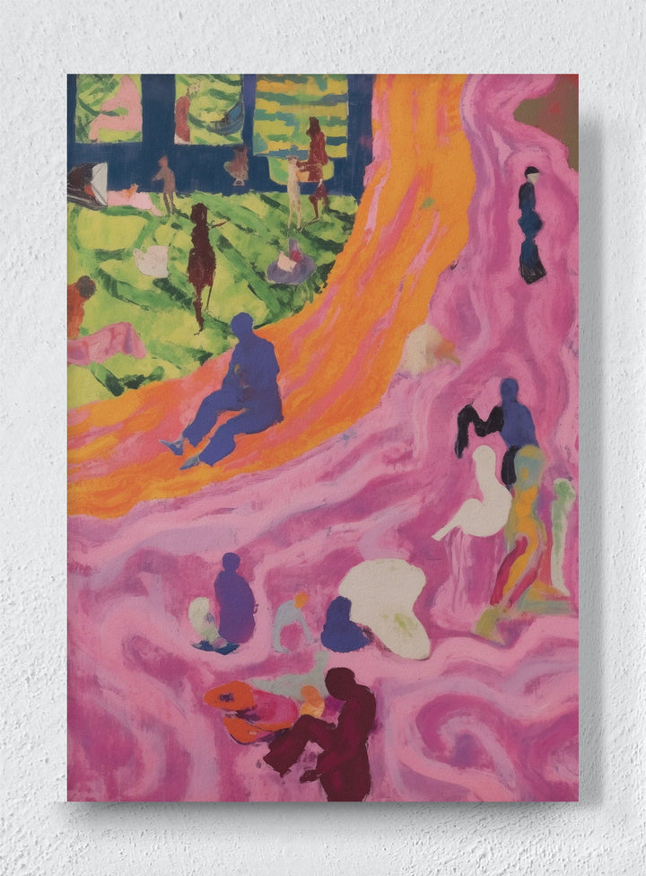 THE SWIM - Unframed canvas