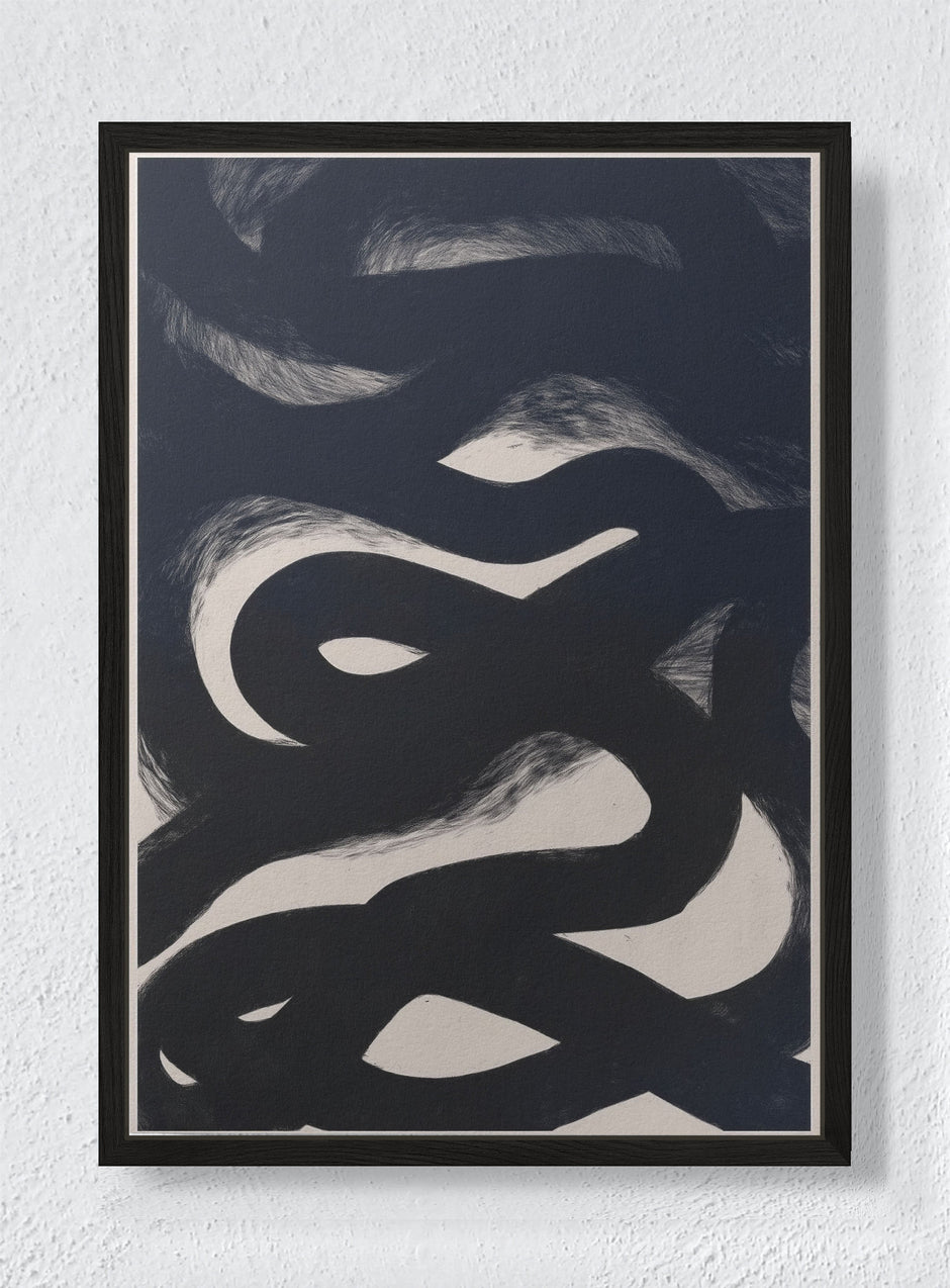 THE VEIN - Black frame canvas