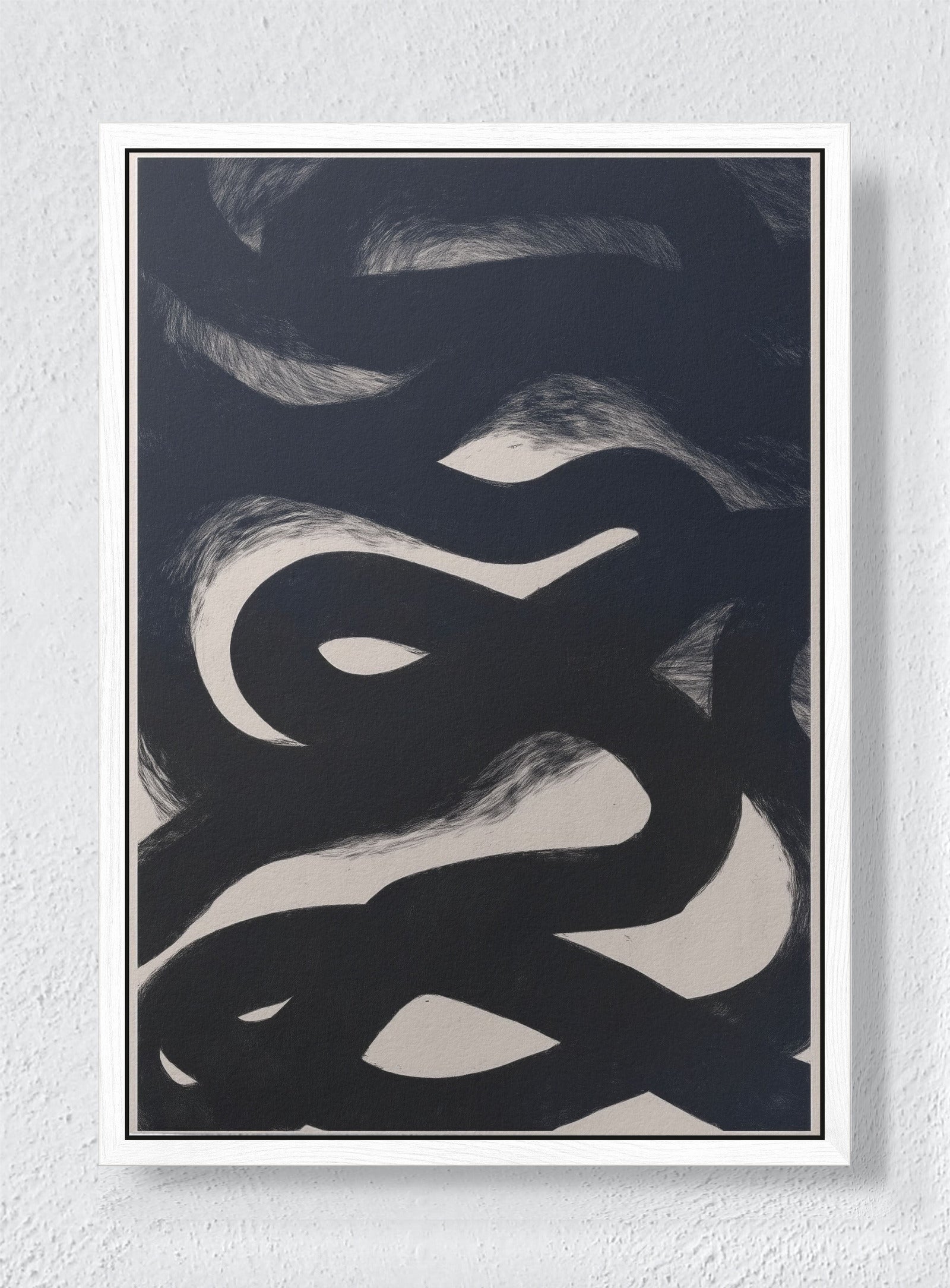 THE VEIN - White frame canvas