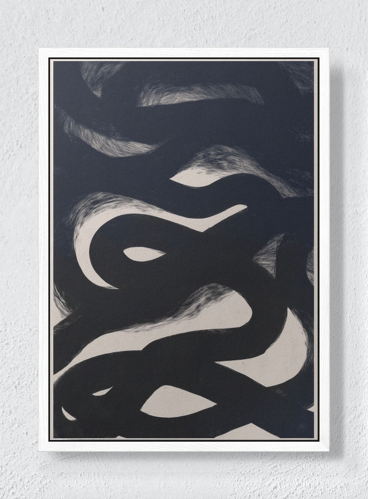 THE VEIN - White frame canvas