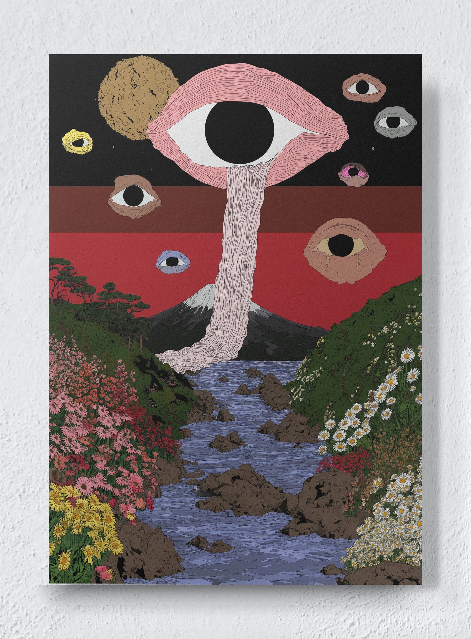 THE WATCHFUL VALLEY - Unframed canvas