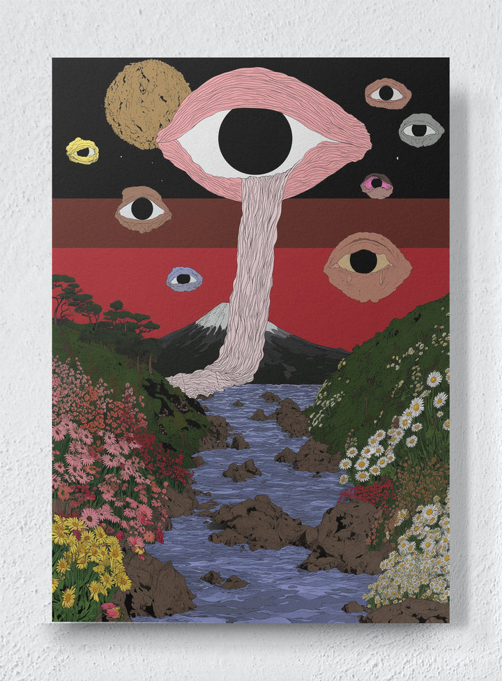 THE WATCHFUL VALLEY - Unframed canvas