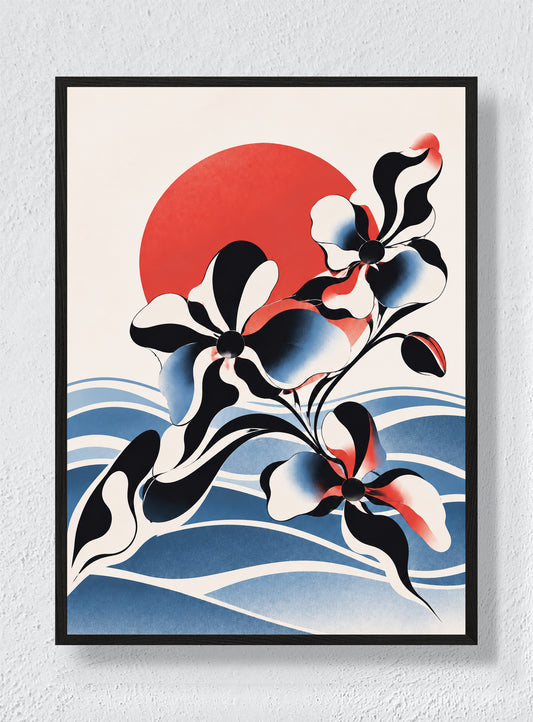 THE WAVE GARDEN - Black Frame
