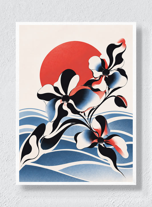 THE WAVE GARDEN - White Frame