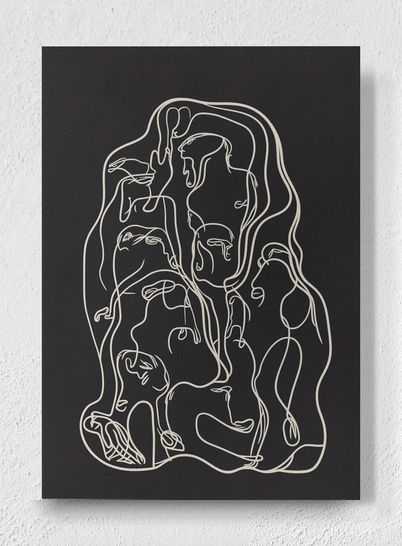 THREADS OF HUMANITY - Unframed canvas