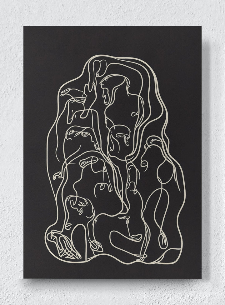 THREADS OF HUMANITY - Unframed canvas