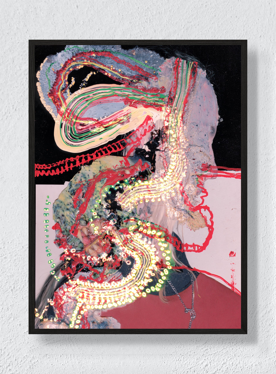 THREADS TURNING TO LIGHT - Black Frame