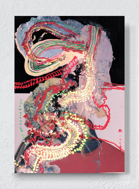 THREADS TURNING TO LIGHT - Unframed canvas
