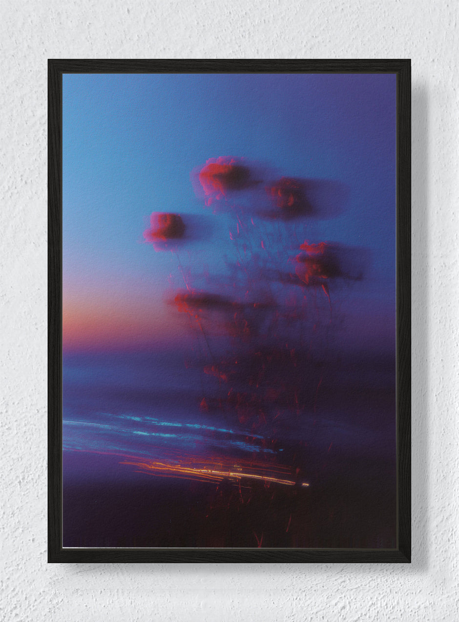 TWILIGHT TREMORS - Black frame canvas