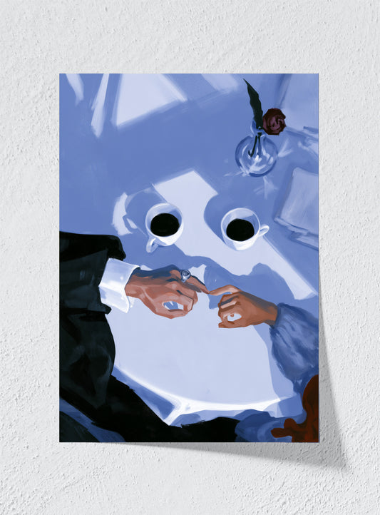 TWO CUPS AND A PROMISE - Unframed
