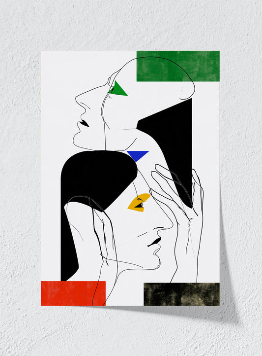 TWO FACES ONE THOUGHT - Unframed