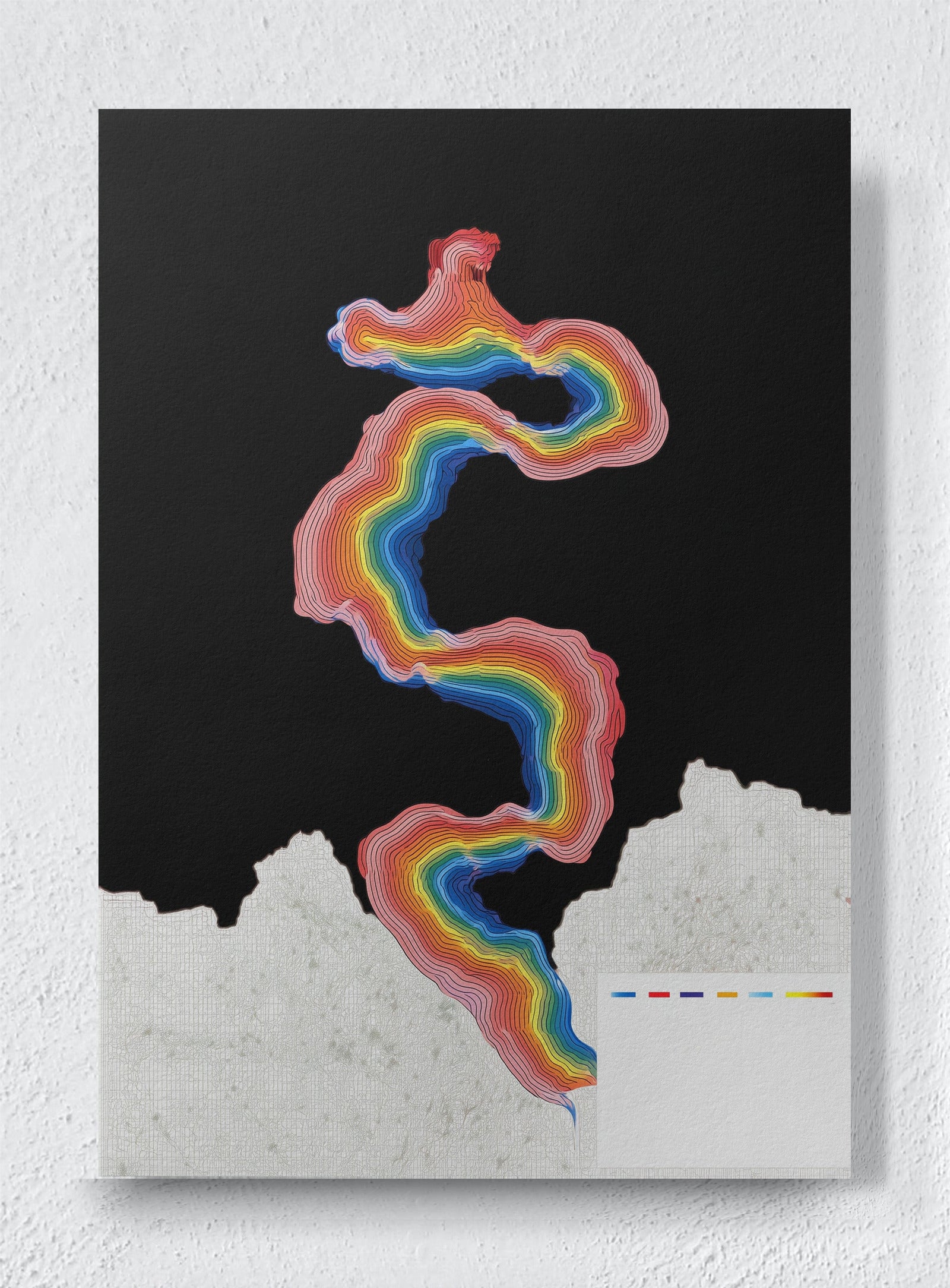 UNTUNED BUT STILL SPEAKING - Unframed canvas