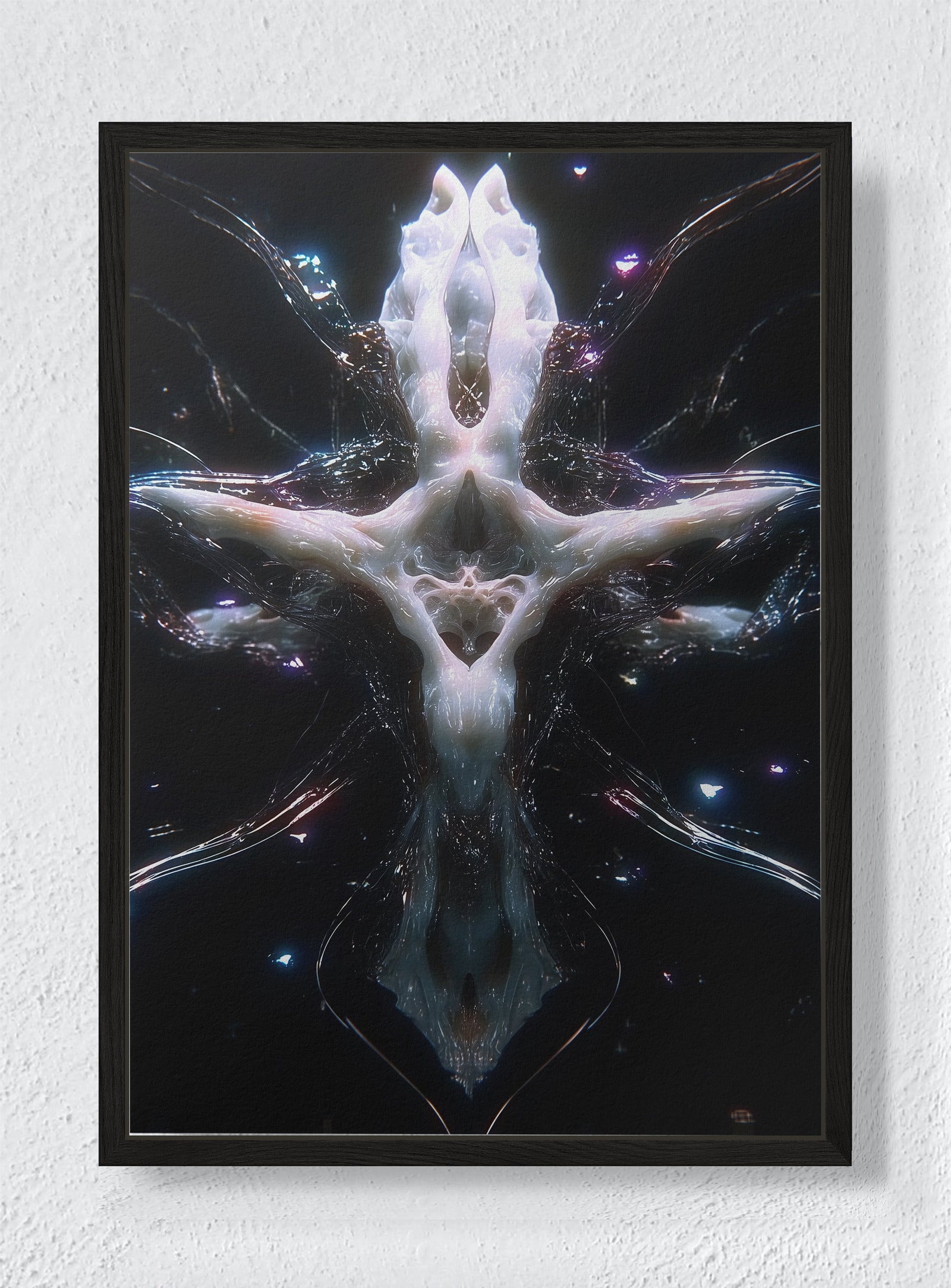 UV MILK - Black frame canvas