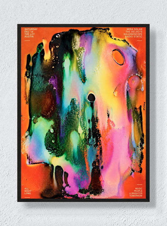 VELVET KALEIDOSCOPE - Black Frame
