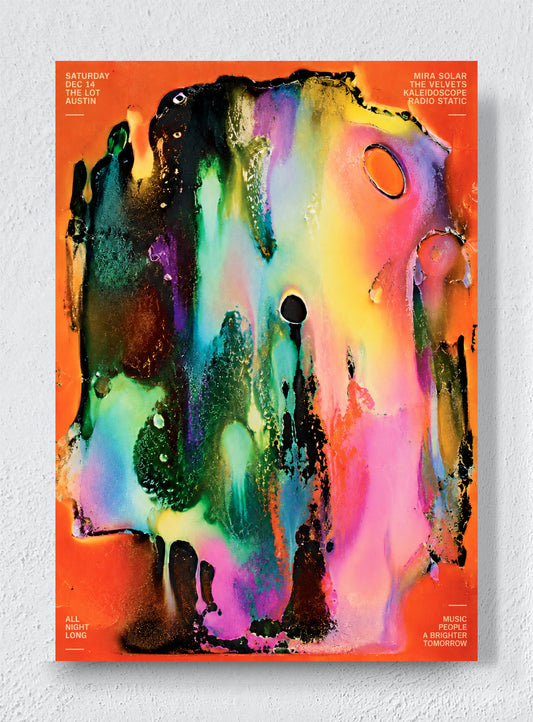 VELVET KALEIDOSCOPE - Unframed canvas