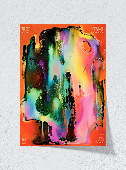 VELVET KALEIDOSCOPE - Unframed