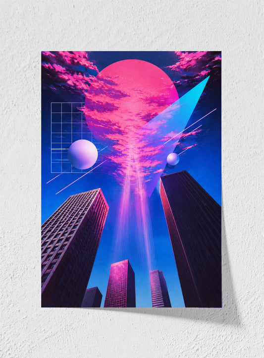 VERTICAL DREAM IN PINK - Unframed