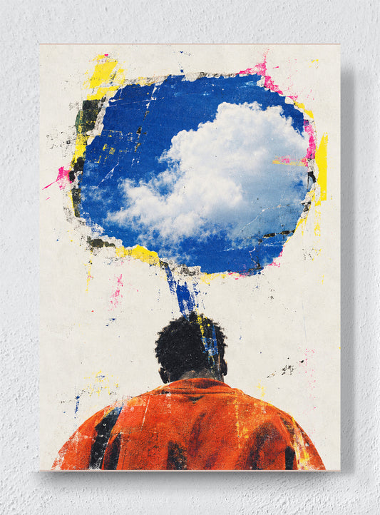 WEATHER AS A THOUGHT - Unframed canvas