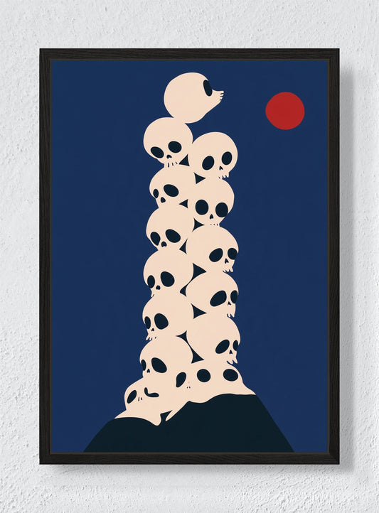 WEIGHT OF MANY THOUGHTS - Black frame canvas