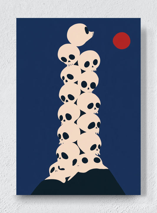 WEIGHT OF MANY THOUGHTS - Unframed canvas