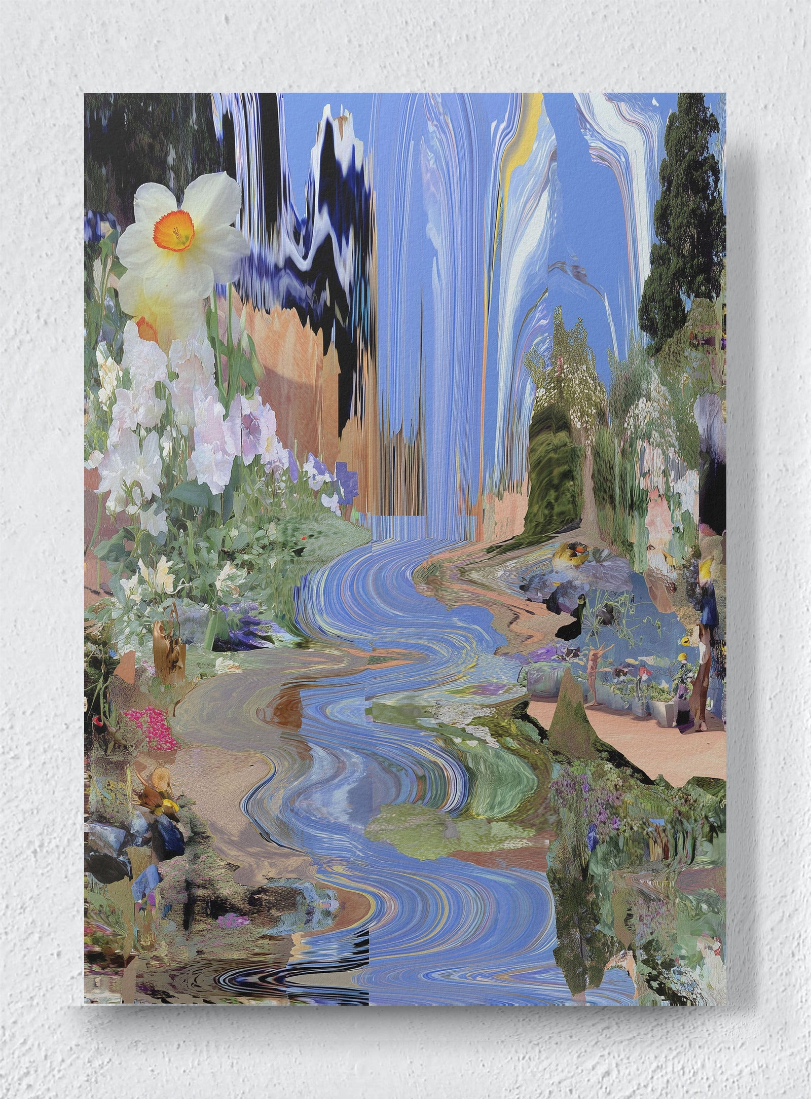WHEN LANDSCAPES BUFFER - Unframed canvas