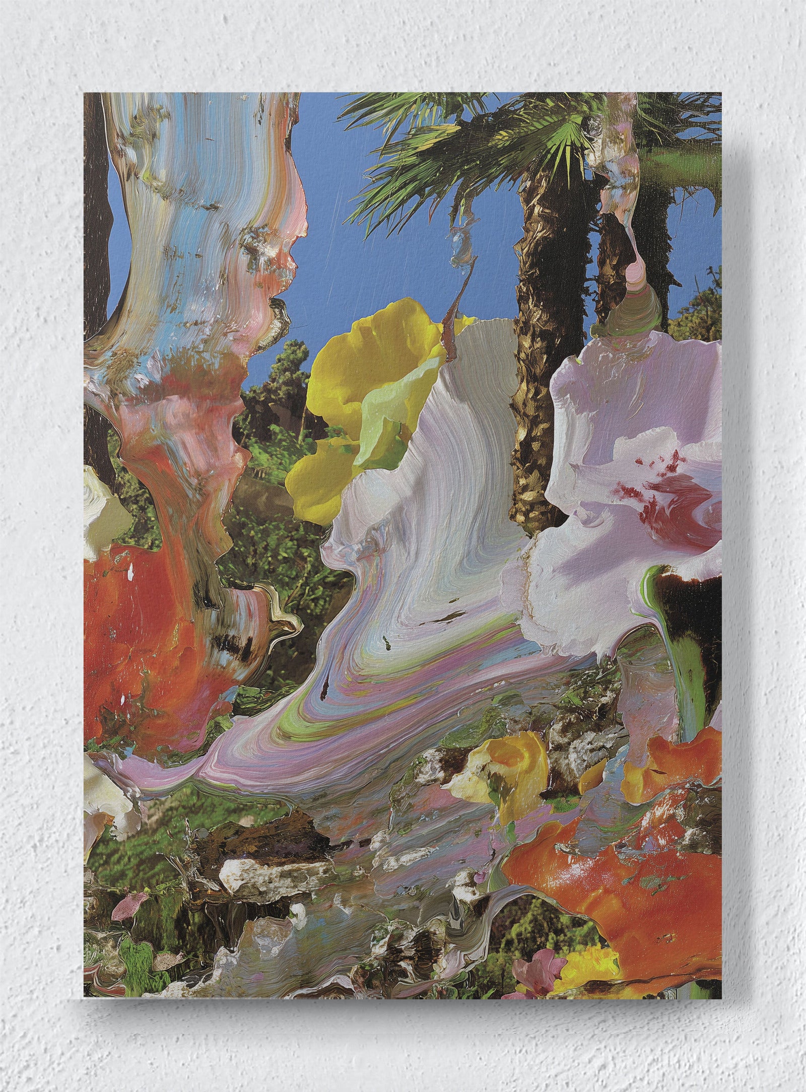 WHERE LANDSCAPES LOSE FORM - Unframed canvas