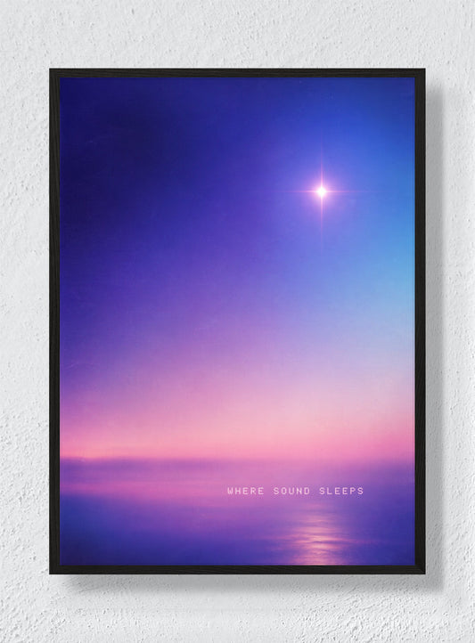WHERE SOUND SLEEPS - Black Frame