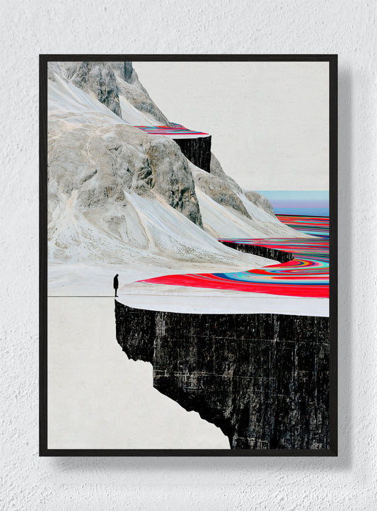 WHERE THE COLOUR FLOWS - Black Frame