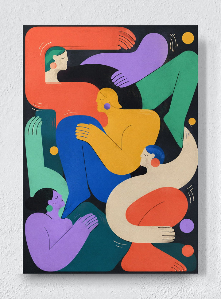 WRAPPED UP - Unframed canvas