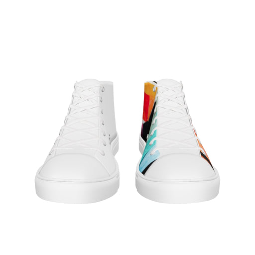 Men’s high top canvas shoes