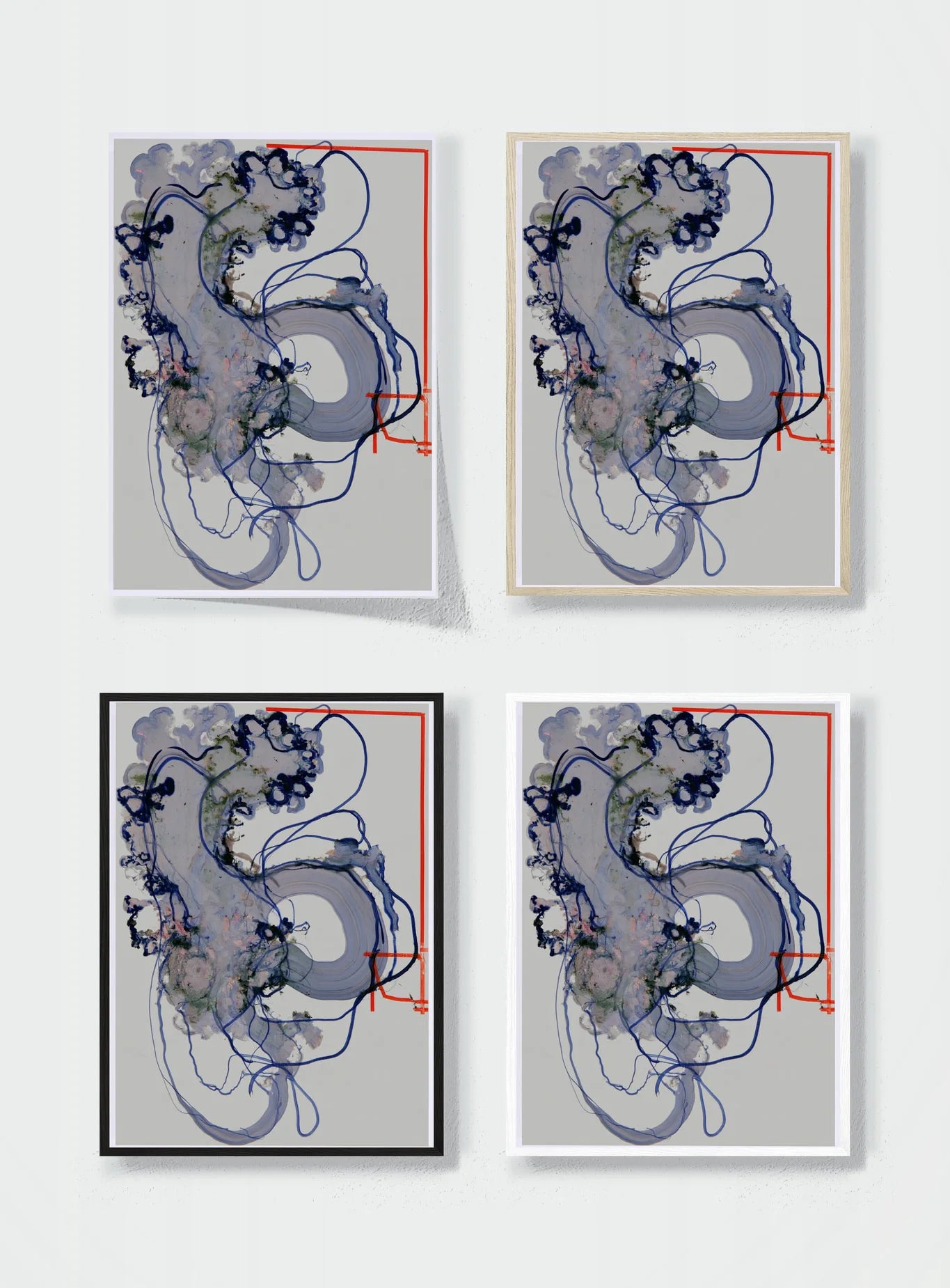 A BLUE LINE REMEMBERS frame options comparison