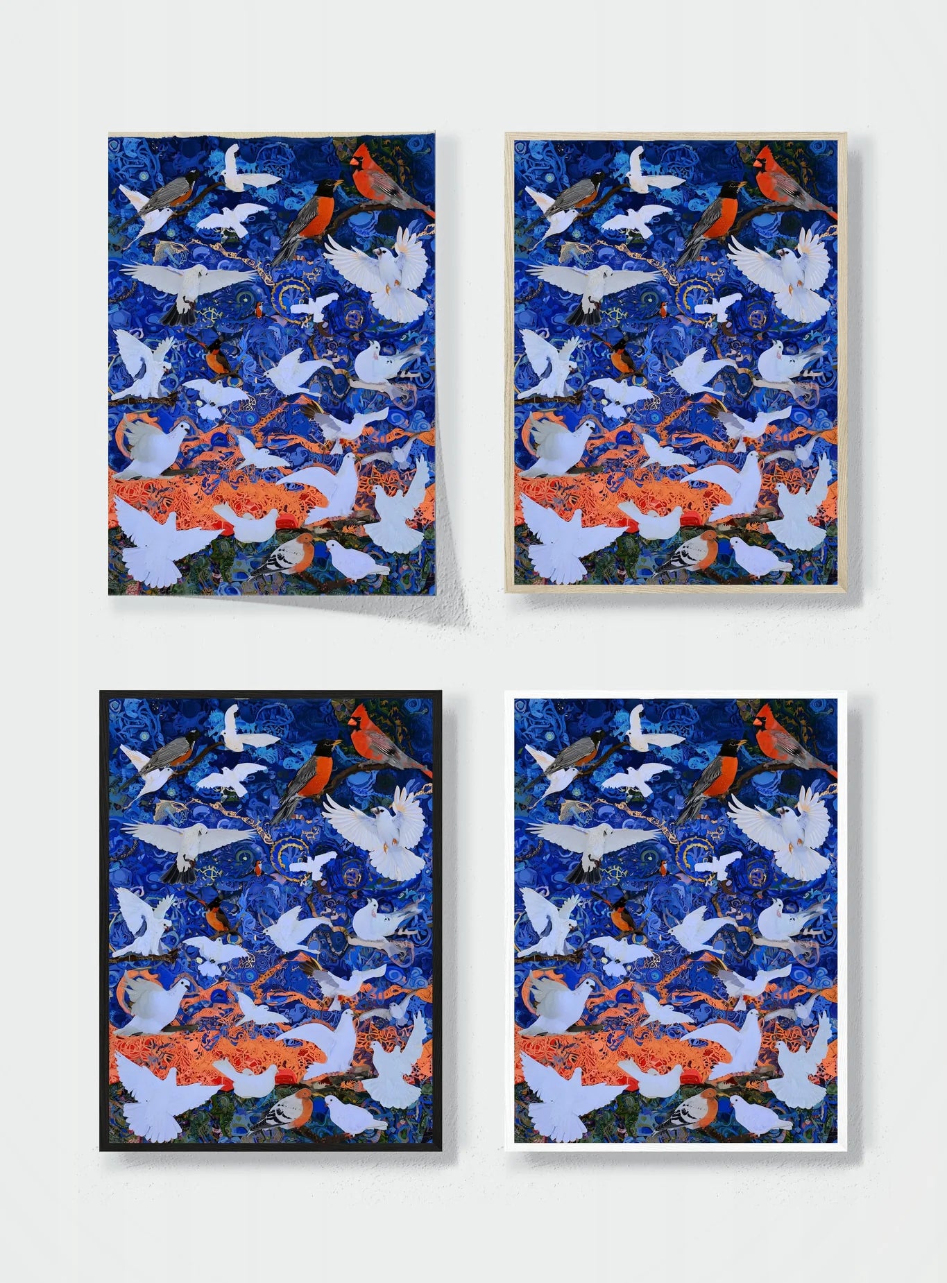 A CHORUS IN BLUE frame options comparison