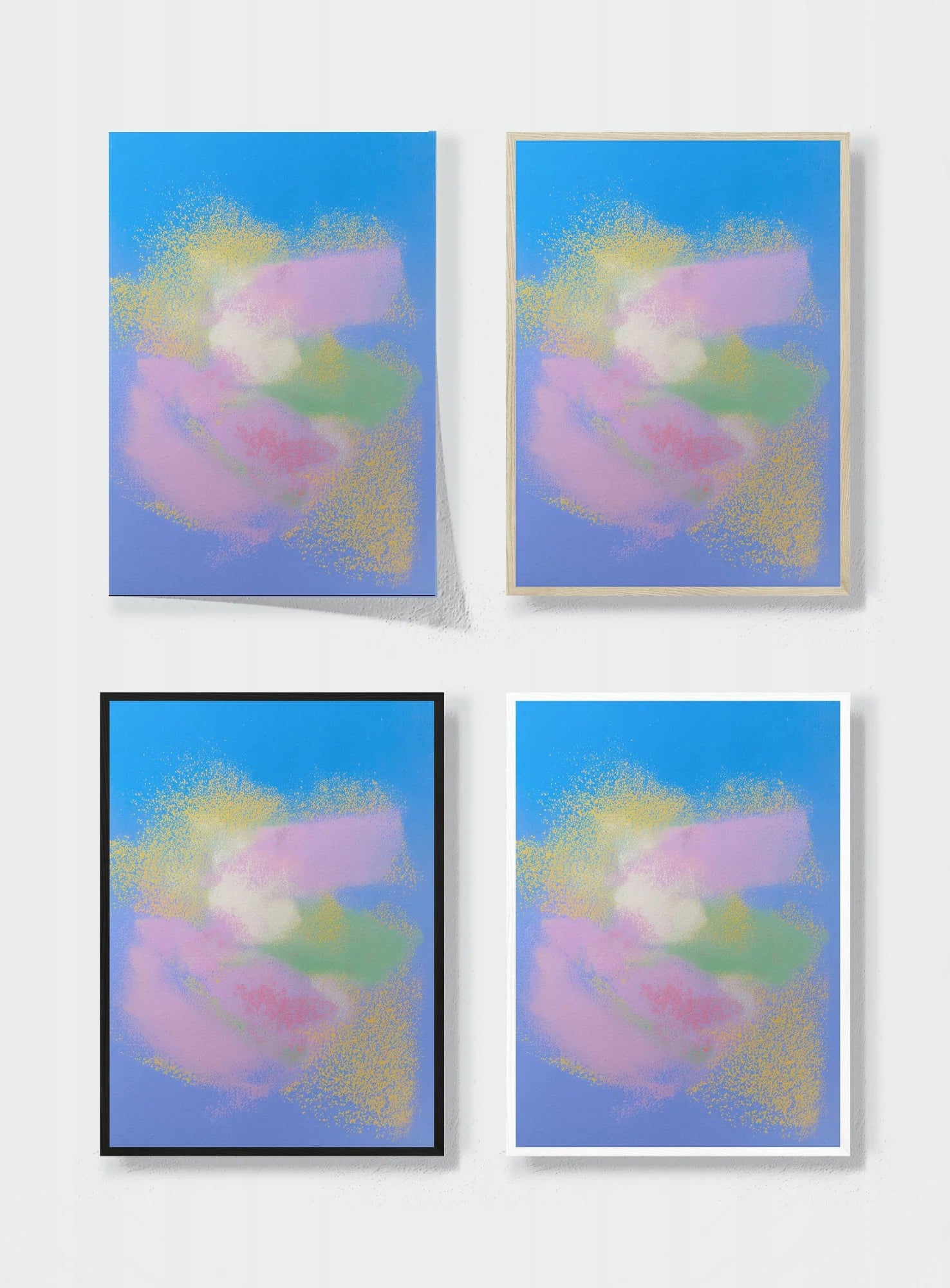 AEROSOL DREAMS frame options comparison