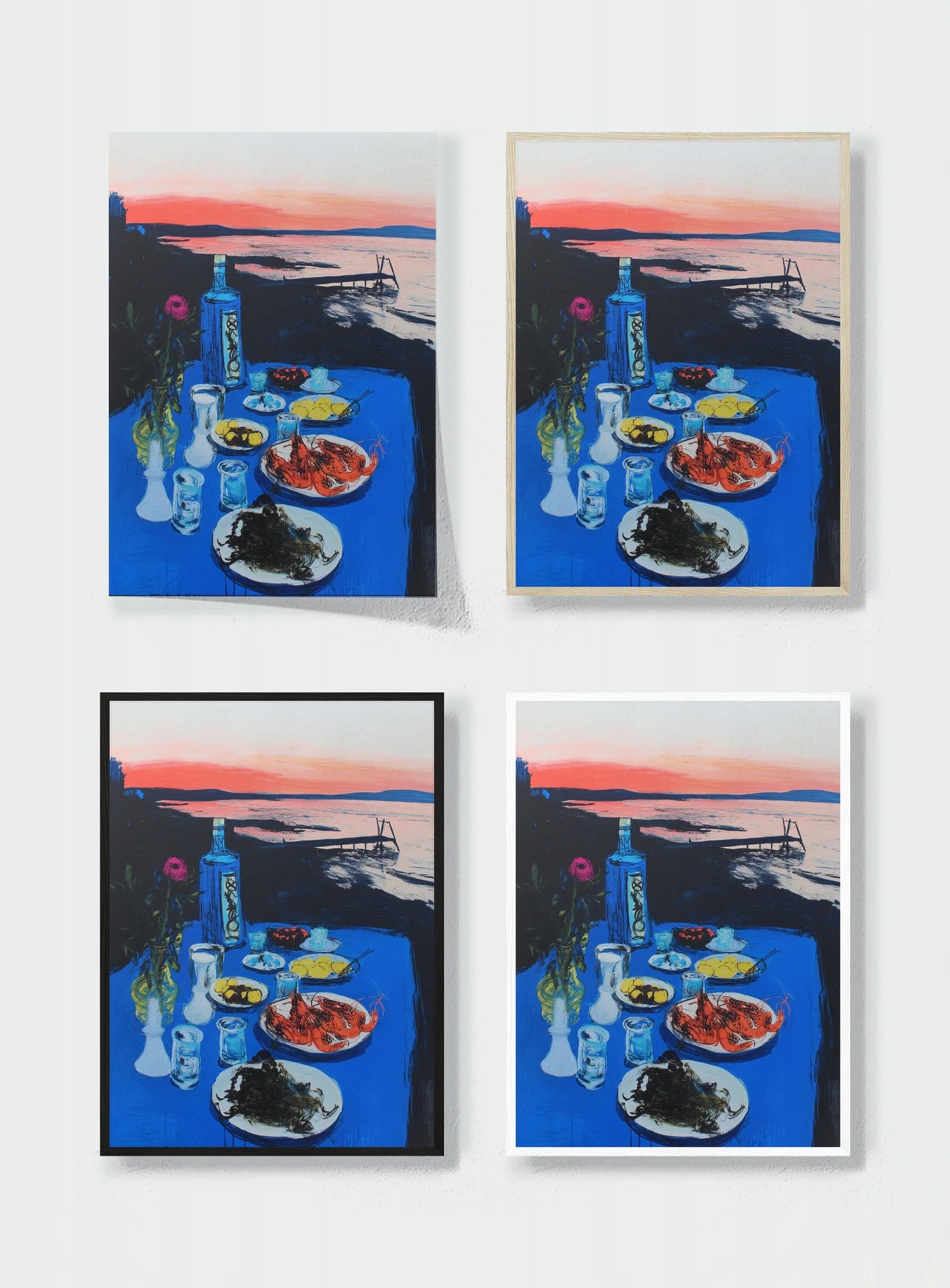 AL FRESCO EVENING frame options comparison