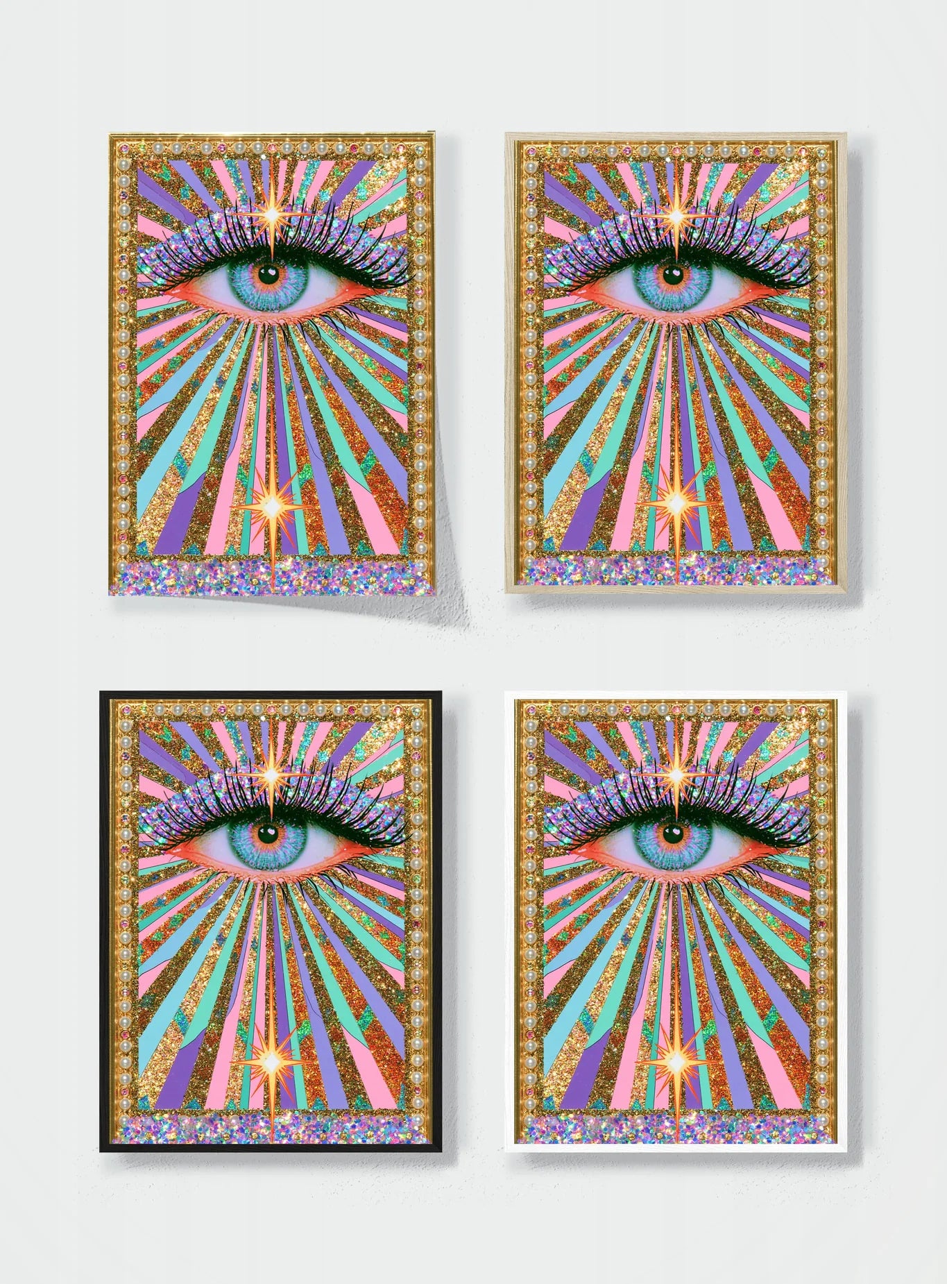 AN EYE FULL OF SUNSHINE frame options comparison