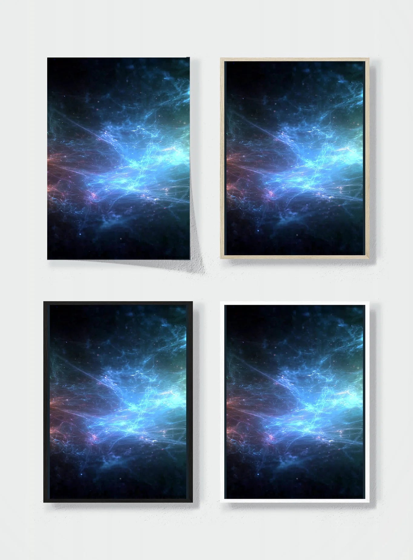 AN OCEAN MADE OF STARS frame options comparison
