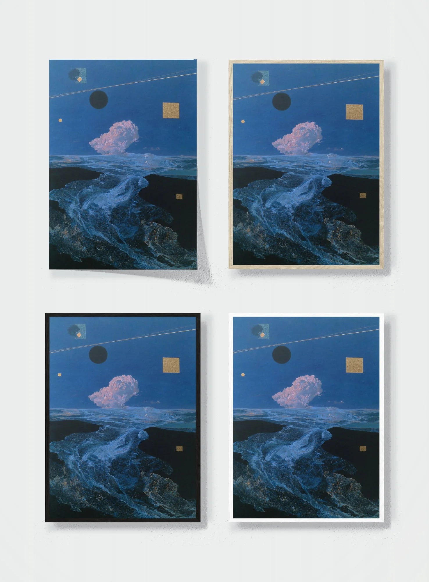 ASTRONOMER’S OCEAN frame options comparison