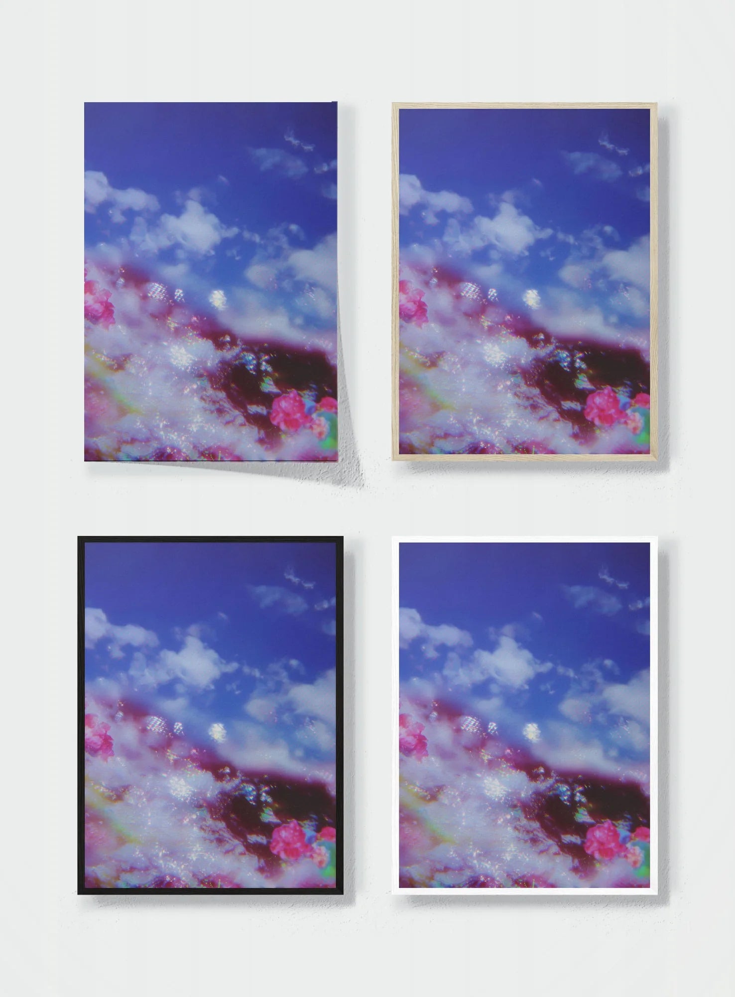 ATMOSPHERE IN A HALF-DREAM frame options comparison
